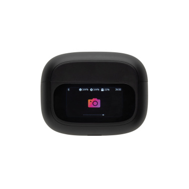Logotrade promotional item image of: Airtune RCS recycled plastic ANC earbuds with touch screen