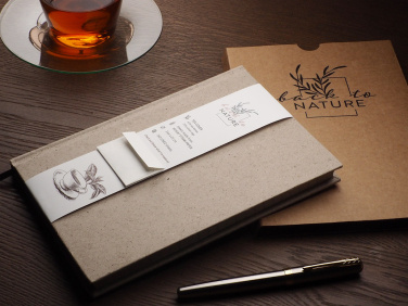 Logotrade advertising products photo of: Recycled Tea Notebook 209734000