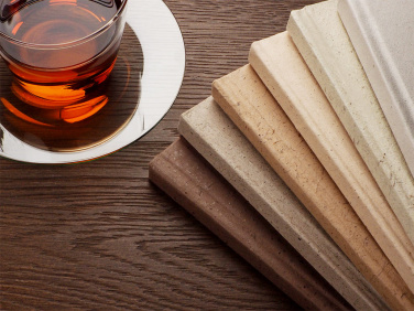 Logo trade promotional items image of: Recycled Coconut Notebook 209734100