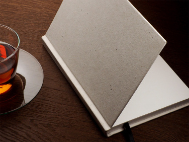 Logo trade business gift photo of: Recycled Hemp Notebook 209734300