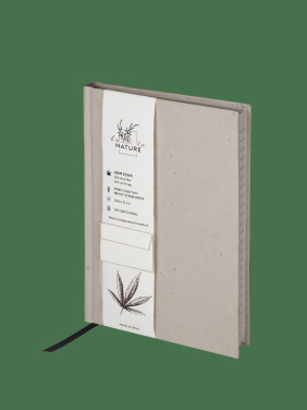 Logo trade promotional gifts image of: Recycled Hemp Notebook 209734300