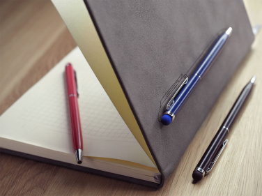 Logo trade promotional gifts picture of: Magnetic notebook with a pen 124715100