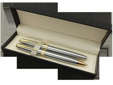 Logo trade promotional merchandise image of: WINDSOR pen set 98003600