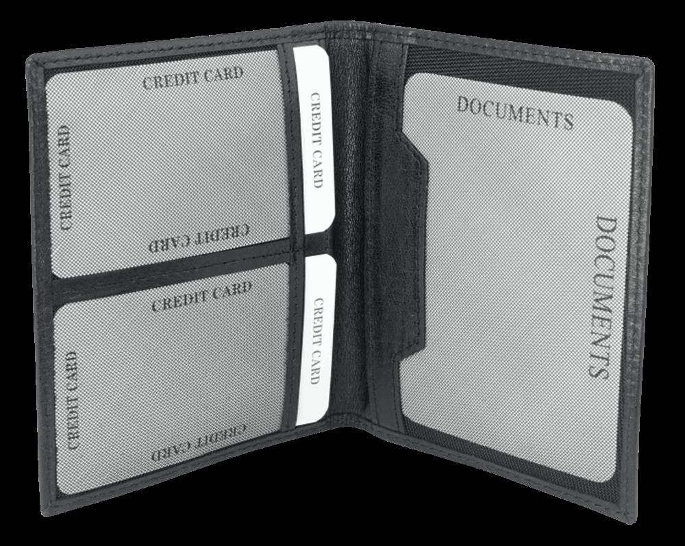 Logo trade advertising products image of: RFID document wallet 20801300