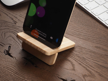 Logo trade promotional giveaway photo of: Wooden telephone stand 1834292