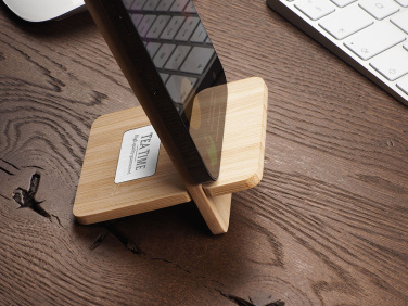 Logo trade promotional merchandise picture of: Wooden telephone stand 1834292
