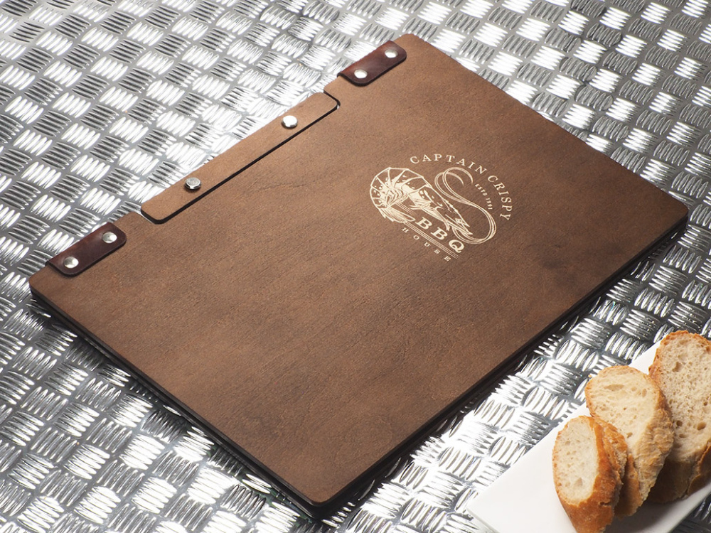 Logo trade promotional products image of: Menu cover 1955121