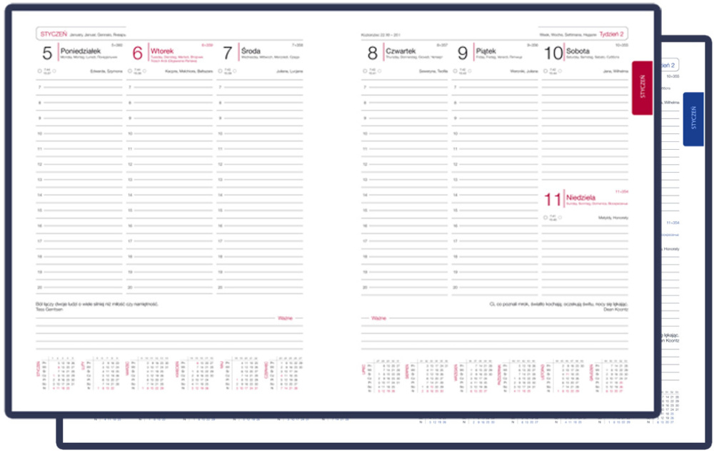 Logo trade business gift photo of: Calendar 643016
