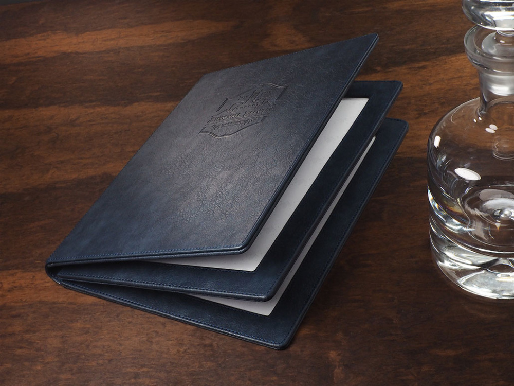 Logo trade promotional gifts picture of: Menu cover 1065327