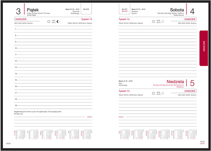 Logotrade corporate gift picture of: Calendar 640131
