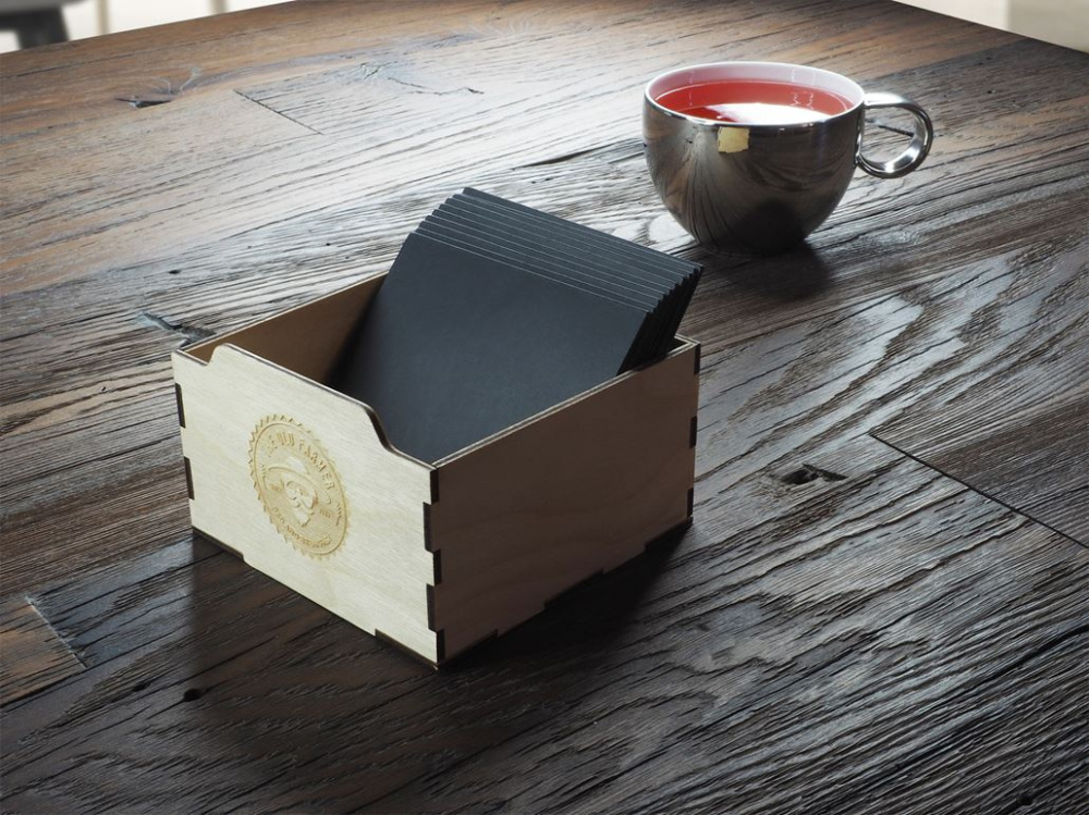 Logo trade promotional giveaways image of: Coaster box 1206121