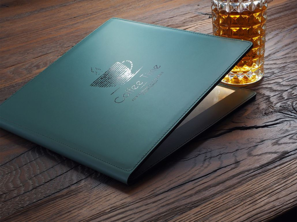 Logo trade promotional gifts image of: Menu cover Fine Dining 1060094