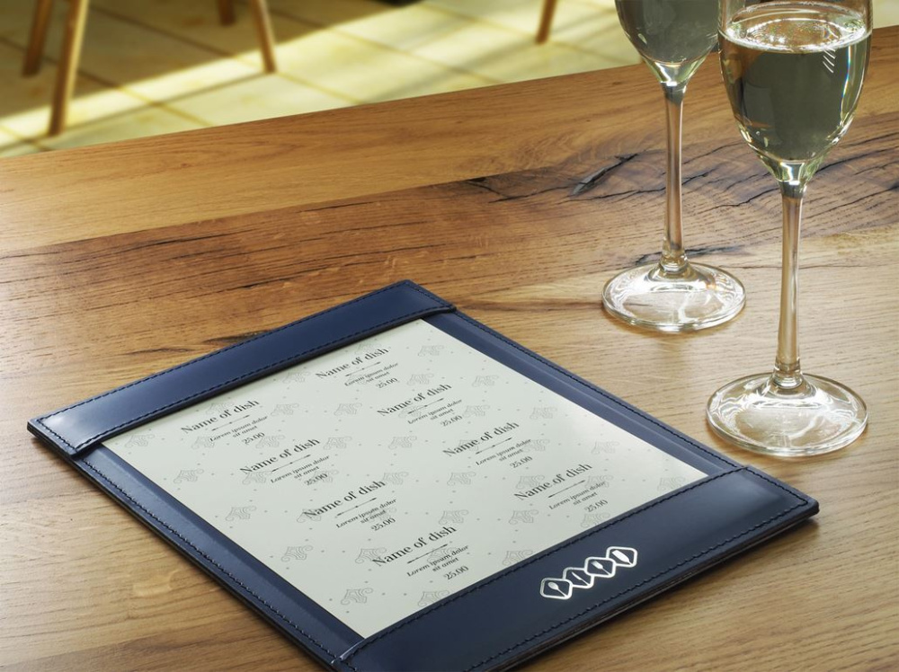 Logo trade corporate gifts image of: Menu pad 1024094