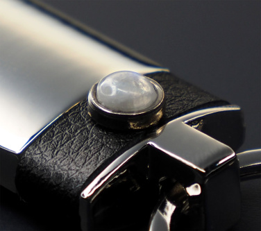 Logo trade advertising product photo of: Moonstone Keyring 1295095