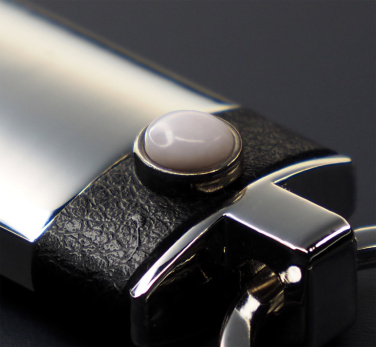 Logo trade business gifts image of: Opal stone Keyring 1294095