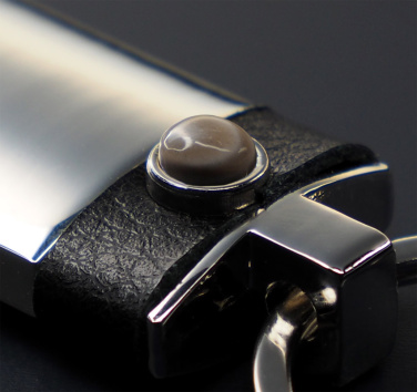 Logo trade promotional products picture of: Striped Flint Keyring 1292095