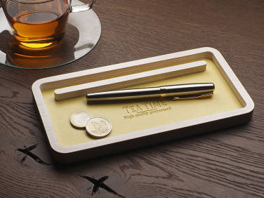 Logo trade business gifts image of: Wooden organiser 1844121