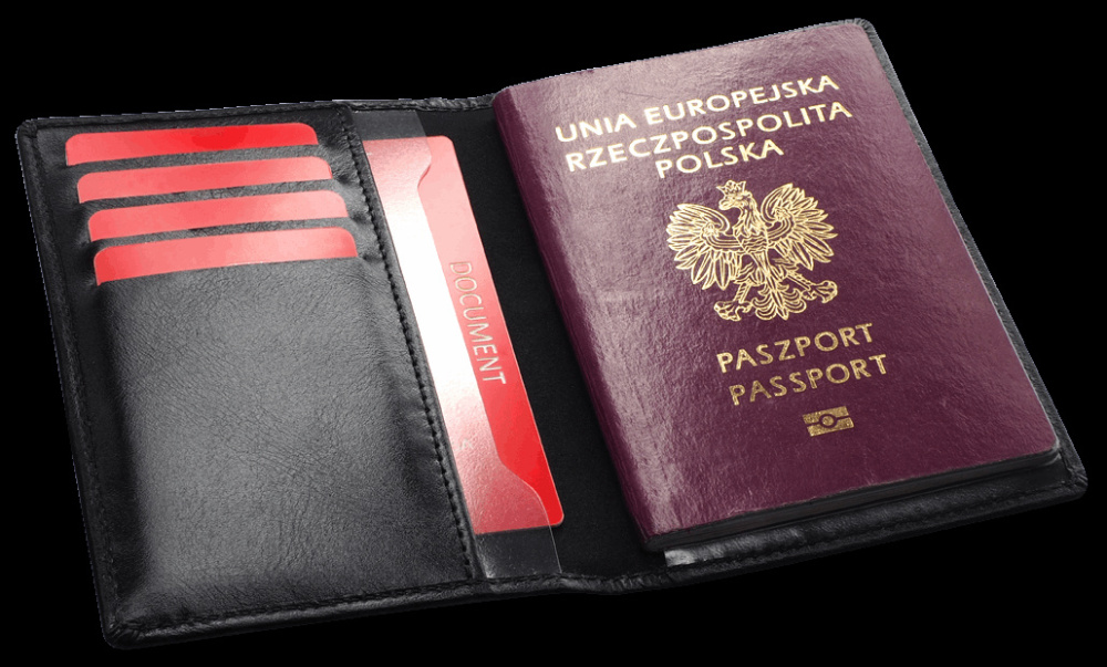 Logo trade promotional gifts picture of: RFID passport case 1301131