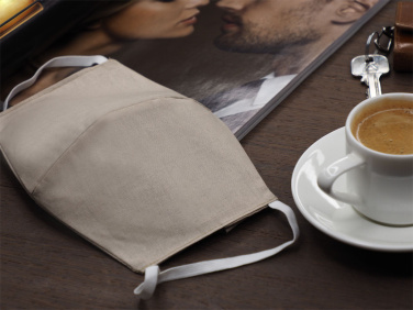 Logotrade promotional products photo of: VENUS PRO cotton face mask with a pocket an HEPA filter 1378165