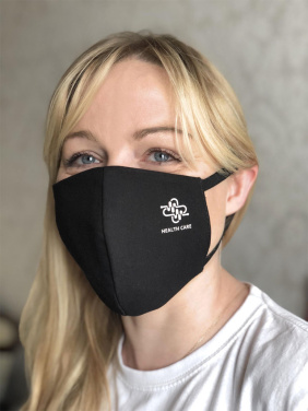 Logo trade promotional item photo of: VENUS PRO cotton face mask with a pocket an HEPA filter 1378165