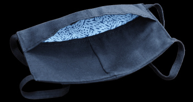 Logotrade promotional gift image of: VENUS PRO cotton face mask with a pocket an HEPA filter 1378165