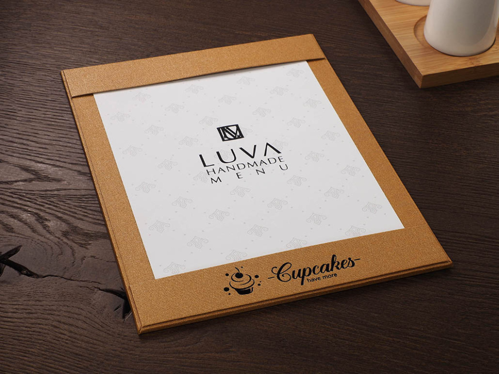 Logo trade promotional merchandise picture of: Menu pad 1024280