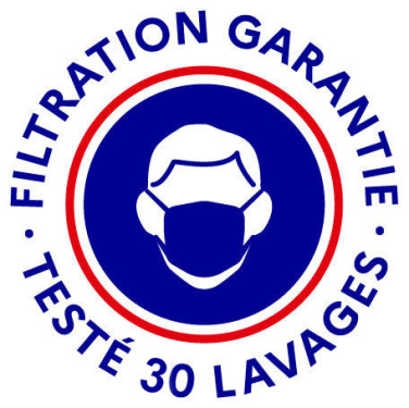 Logo trade corporate gifts image of: MARS PRO cotton mask (size M) with pocket and HEPA filter 1380165
