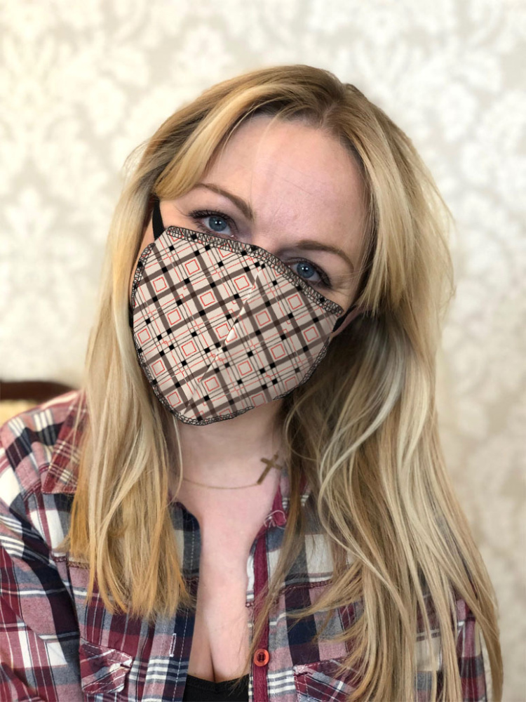 Logotrade corporate gift image of: ZEFIR cotton face mask 1400165