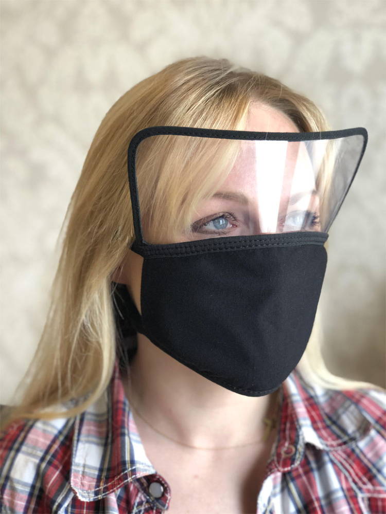 Logotrade corporate gift picture of: BRASIL Protective Visor Mask 1381165