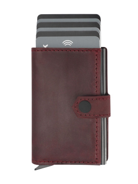 Logo trade promotional gift photo of: RFID wallet - Hunter Leather 2109284