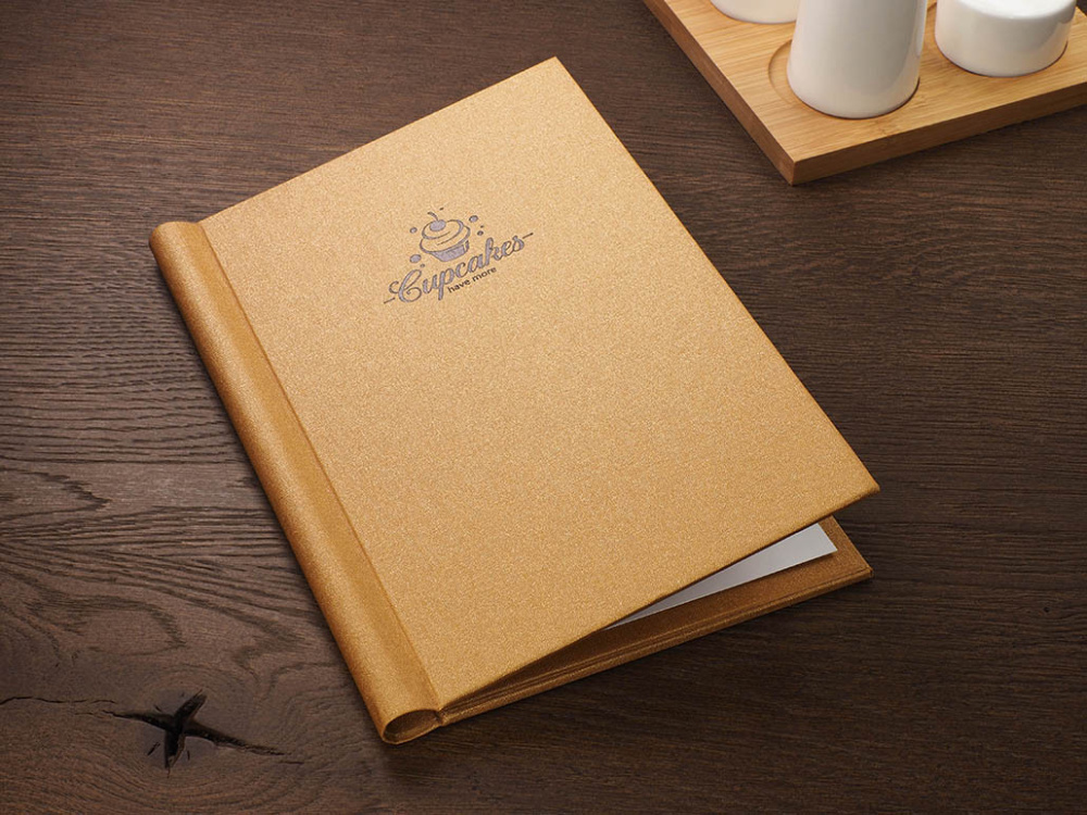 Logo trade advertising products image of: Menu cover 1789280