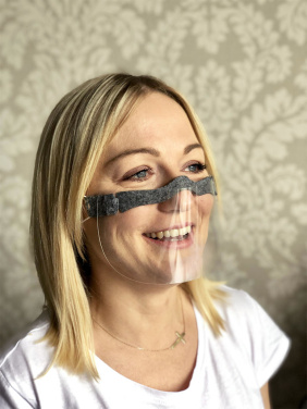 Logo trade promotional item photo of: HESTIA clear face shield-mask for mouth and nose 1452162