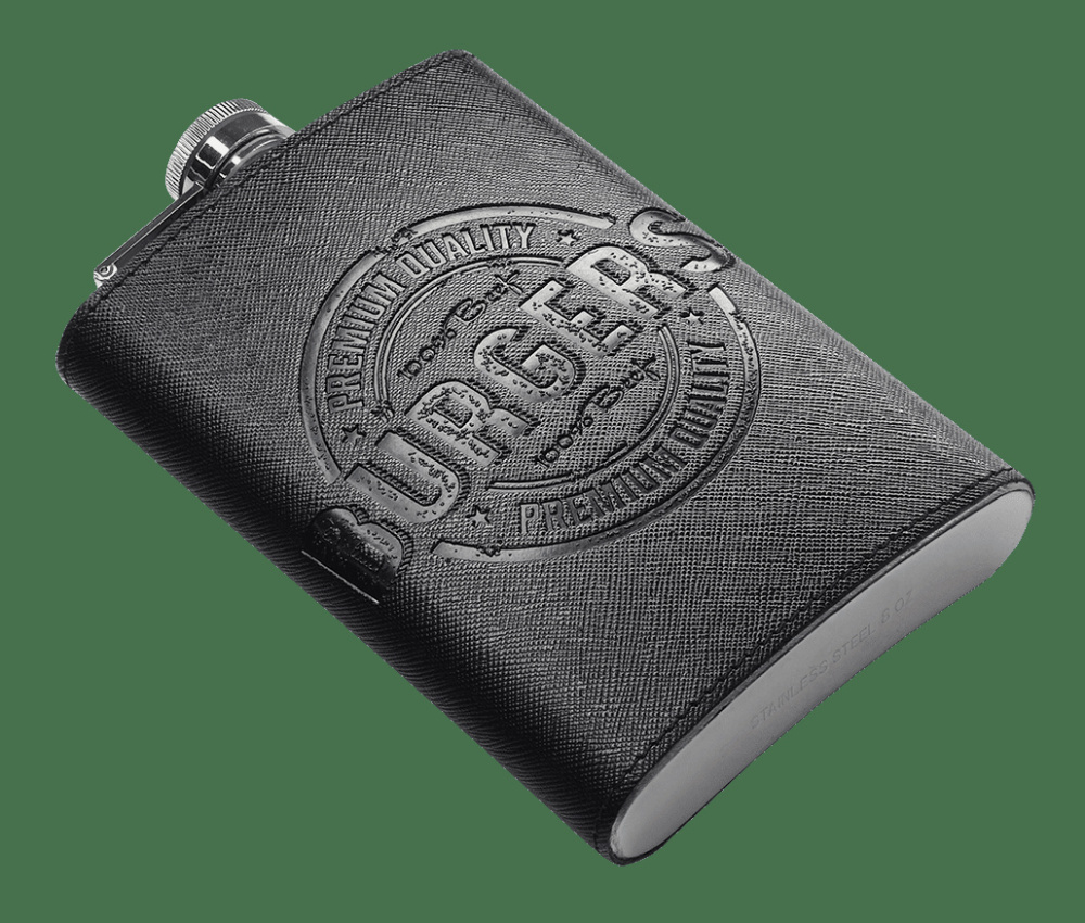 Logo trade promotional giveaways image of: Hip flask 425113