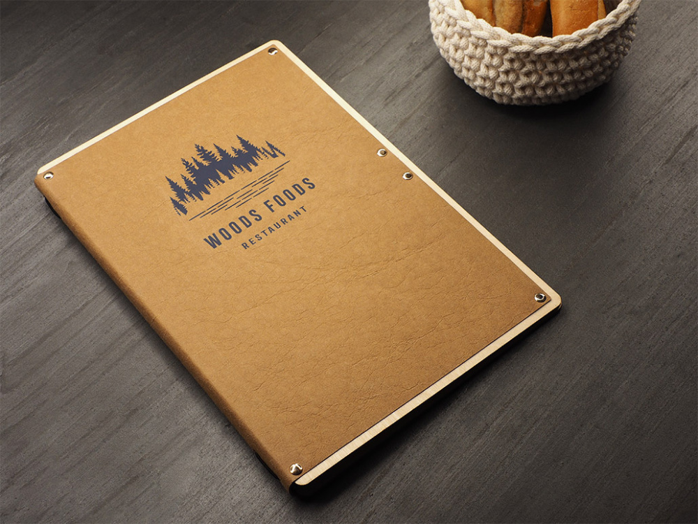 Logo trade promotional items image of: Menu cover 1665121