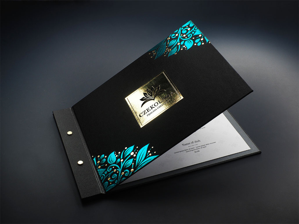 Logo trade promotional gifts image of: Menu cover 1681280