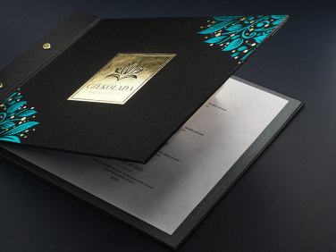 Logo trade promotional giveaway photo of: Menu cover 1681280