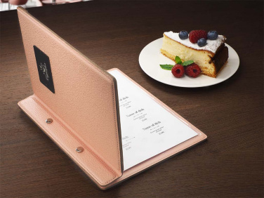 Logo trade promotional merchandise photo of: Menu cover 1087281