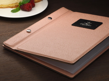 Logo trade corporate gifts picture of: Menu cover 1087281