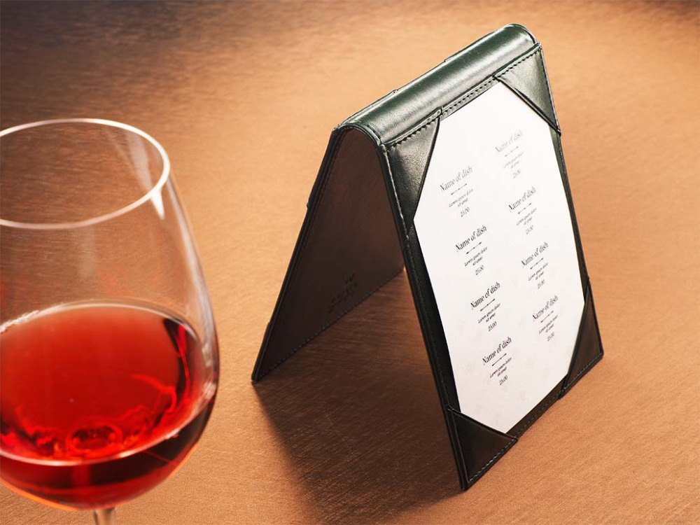 Logo trade advertising product photo of: Promo menu 1604320