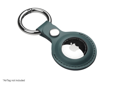 Logo trade promotional merchandise image of: Keyring with holder for AirTag 1914094