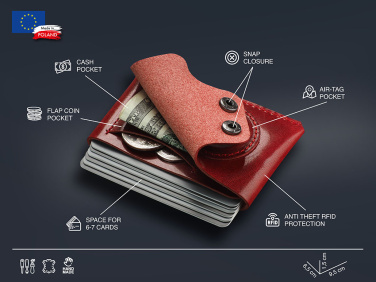 Logotrade corporate gifts photo of: Wallet with AirTag holder 1936141
