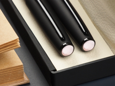 Logo trade promotional gifts image of: Opal stone Pen set 1286036