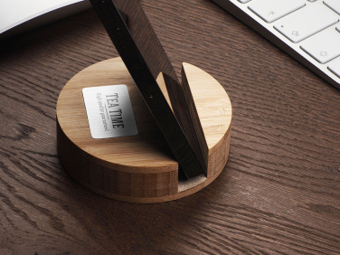 Logo trade promotional merchandise photo of: Wooden telephone stand 1833292