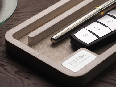 Logo trade promotional item photo of: Wooden desk organiser 1818121