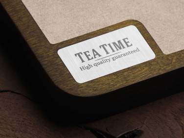 Logo trade promotional merchandise image of: Wooden desk organiser 1818121
