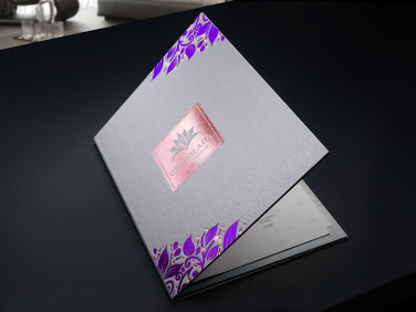 Logo trade business gifts image of: Menu cover 1679280