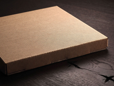 Logo trade promotional giveaways image of: Wooden memo card box 1832121