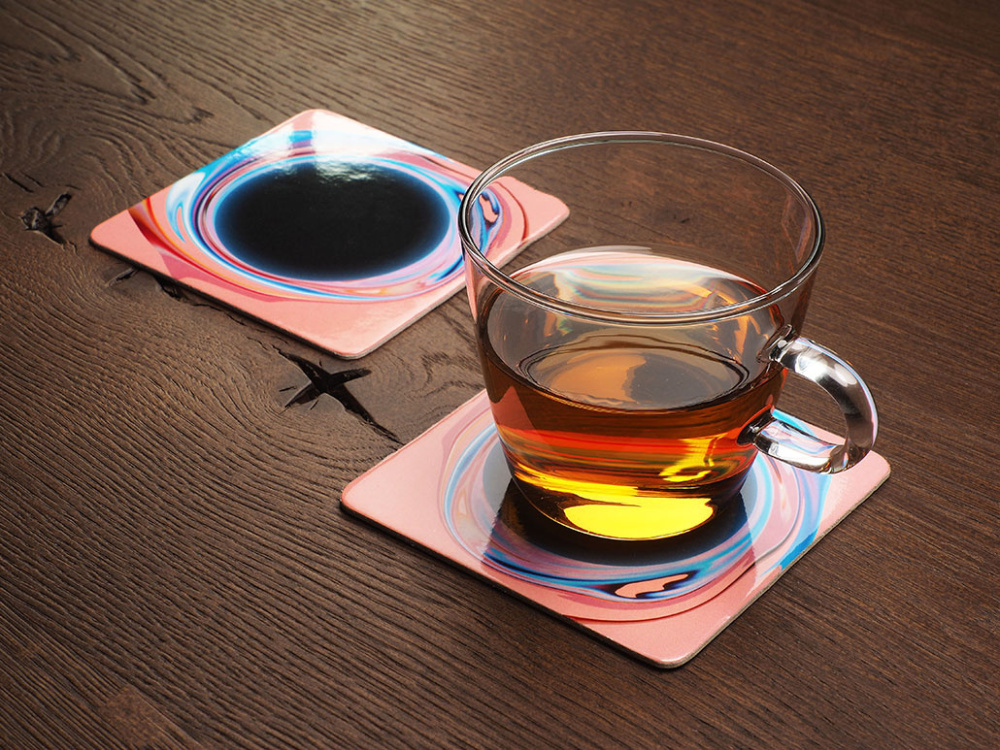 Logo trade promotional items image of: Printed paper coaster 1839117