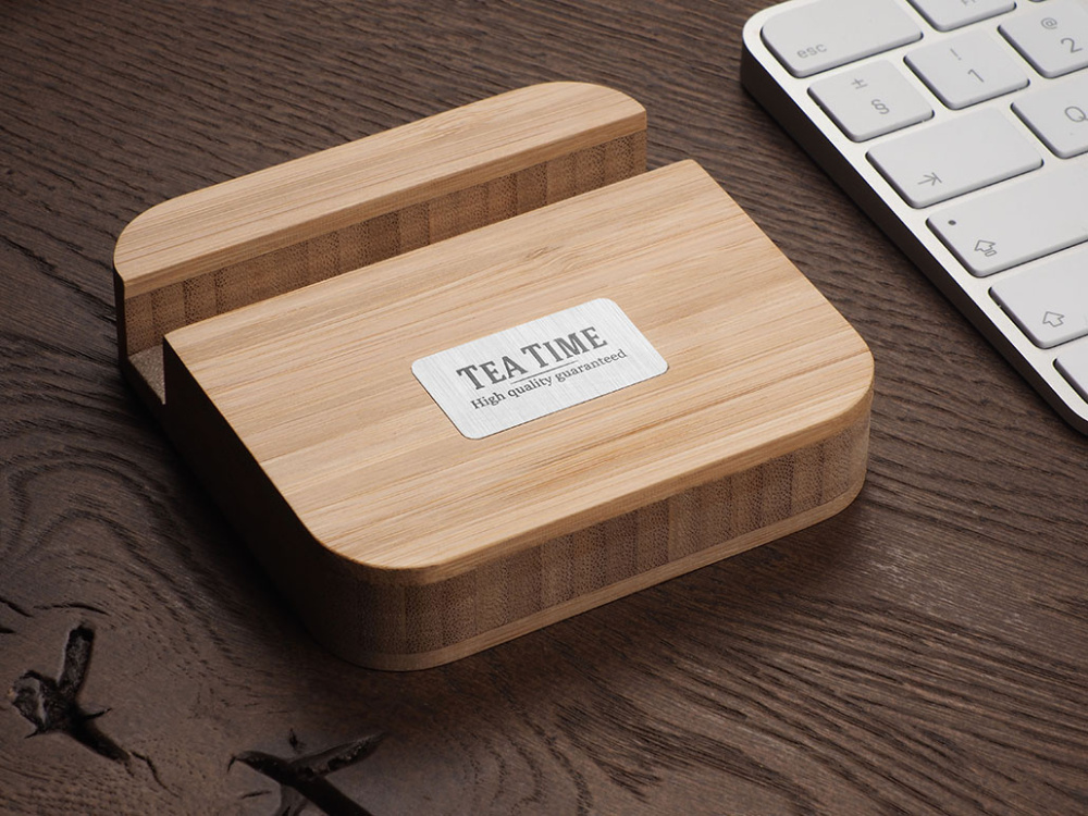 Logotrade promotional items photo of: Wooden telephone stand 1847292