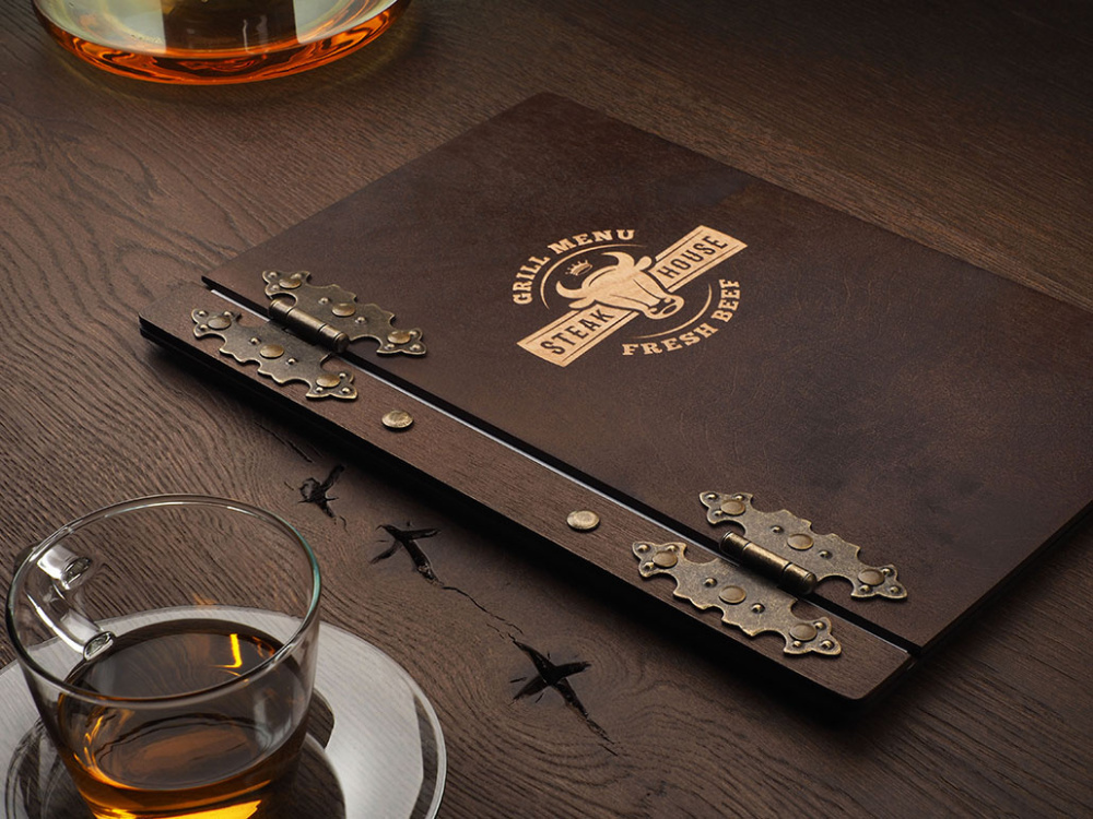 Logo trade corporate gift photo of: Menu cover 1862121